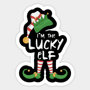 I'm The Lucky Elf Sticker